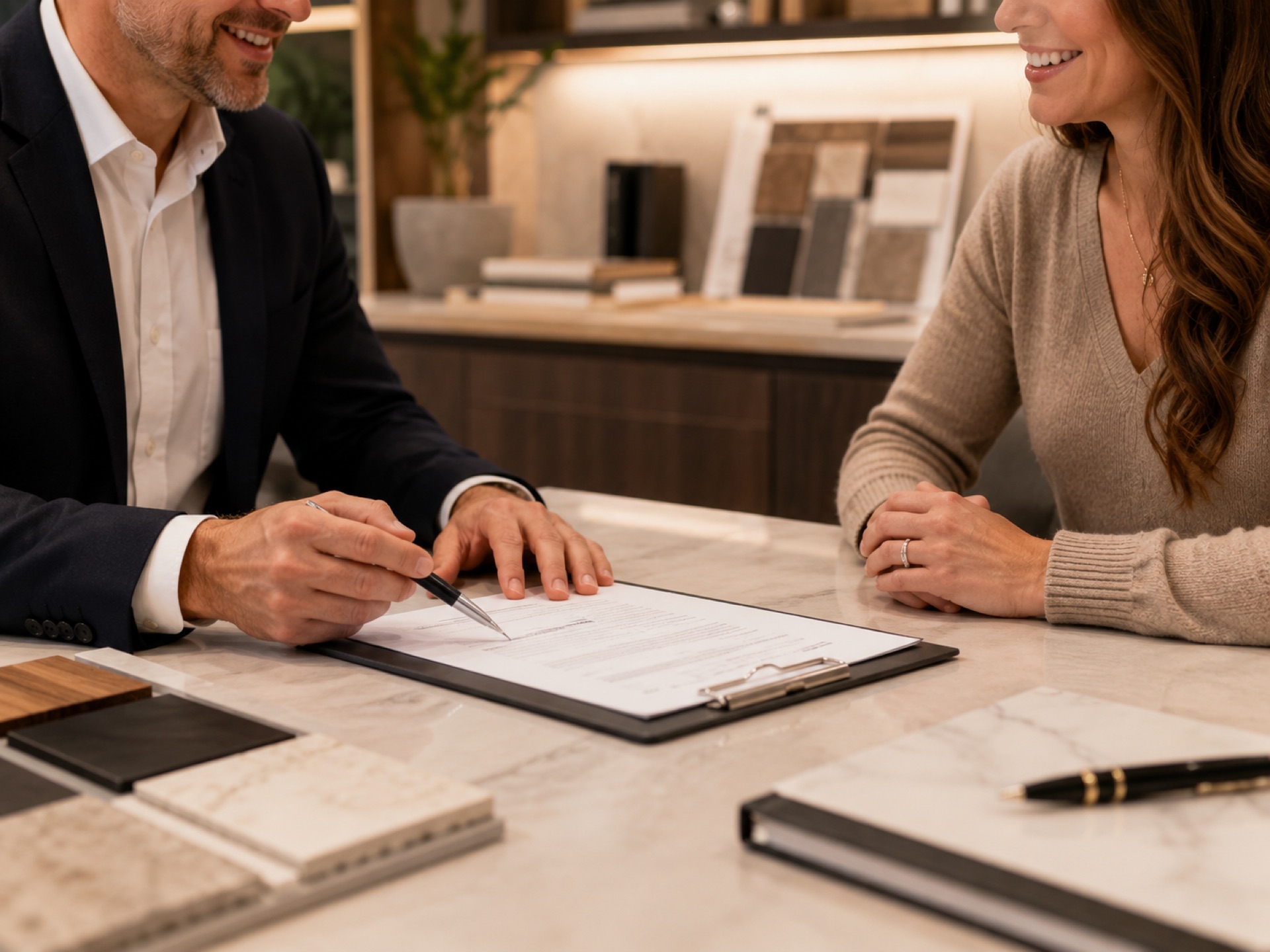 Reviewing and signing a project estimate
