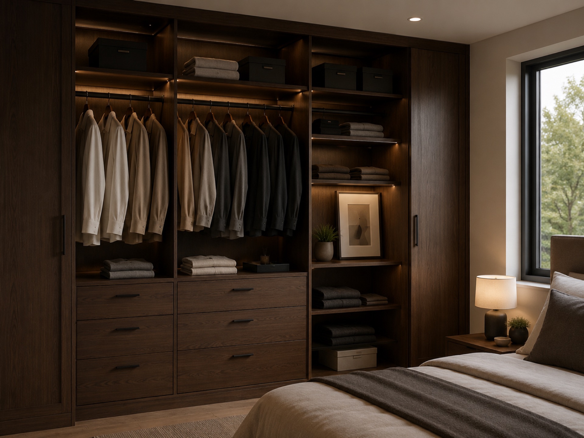 Reach-in closet project