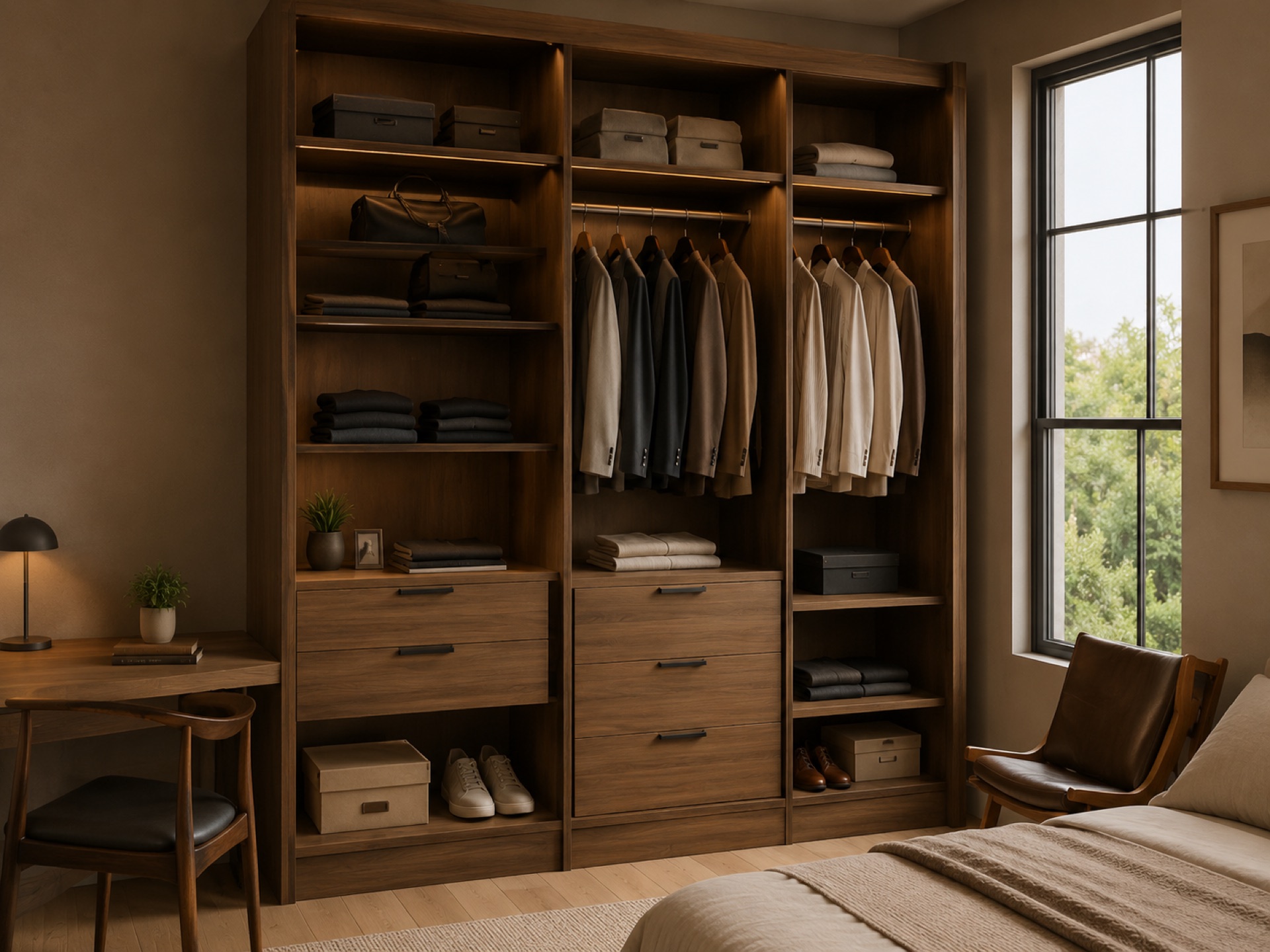 Reach-in closet project