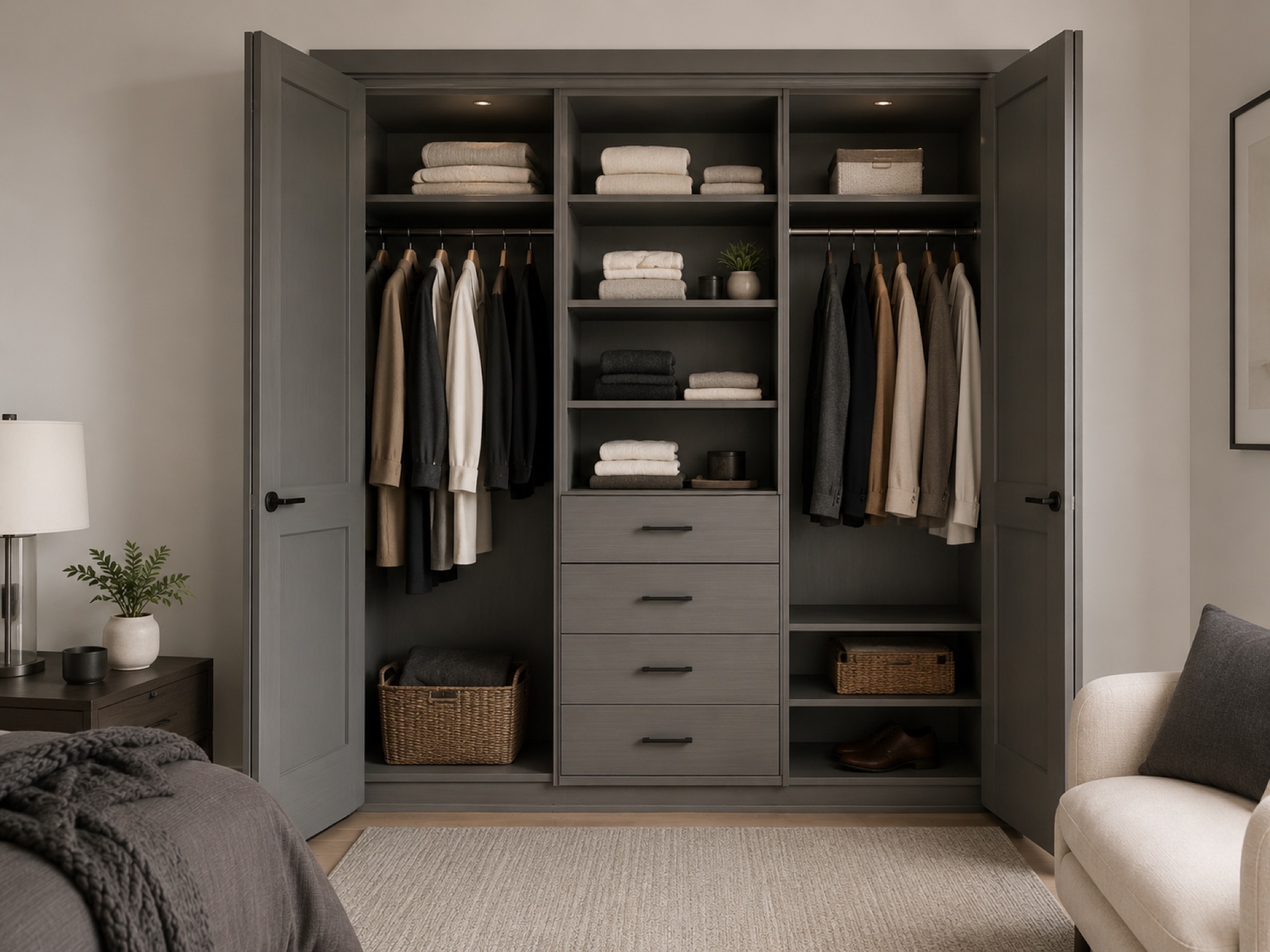 Reach-in closet project